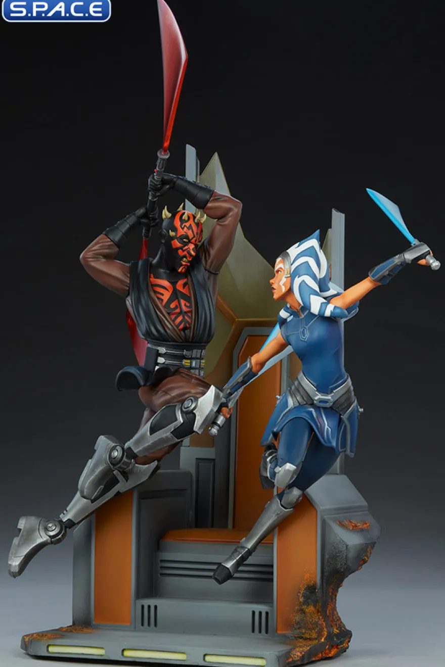Ahsoka Tano vs. Darth Maul Diorama