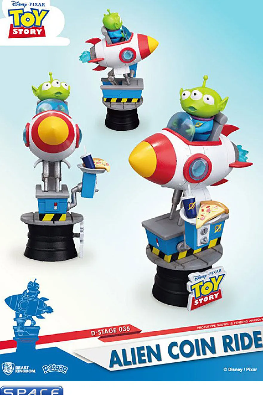 Alien Coin Ride D-Select Diorama