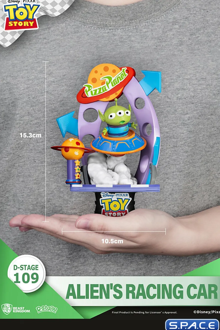 Alien Racing Car Diorama Stage 109