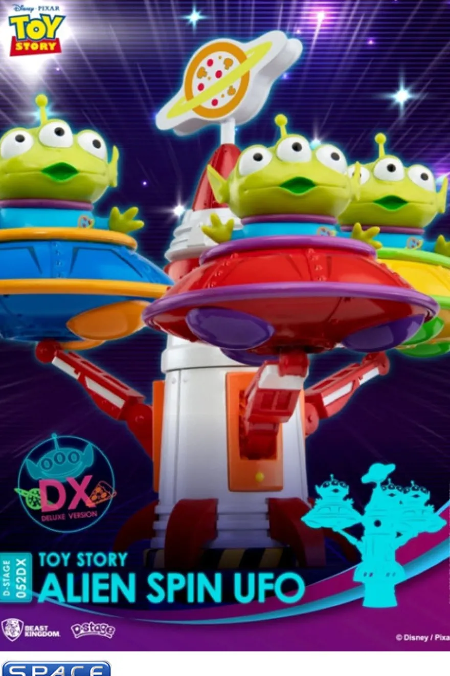 Alien Spin Ufo Diorama Stage 052