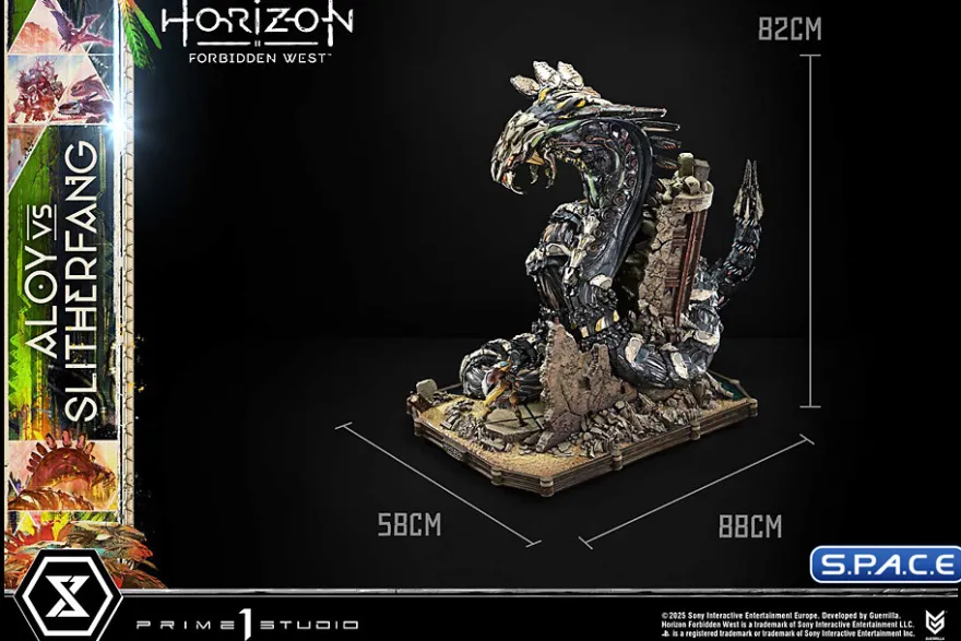 Aloy vs. The Slitherfang Ultimate Diorama Masterline Statue