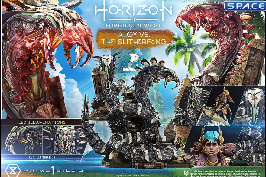 Aloy vs. The Slitherfang Ultimate Diorama Masterline Statue