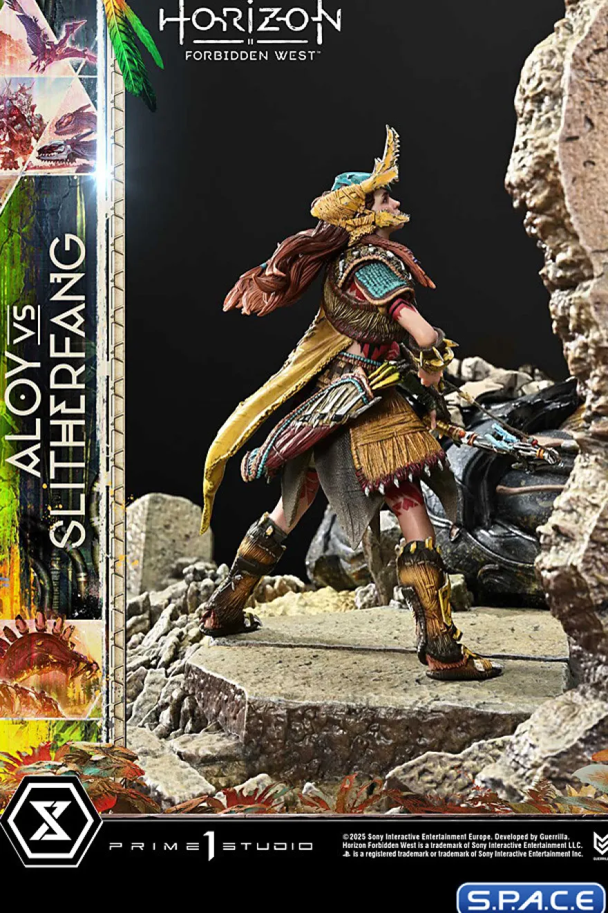 Aloy vs. The Slitherfang Ultimate Diorama Masterline Statue