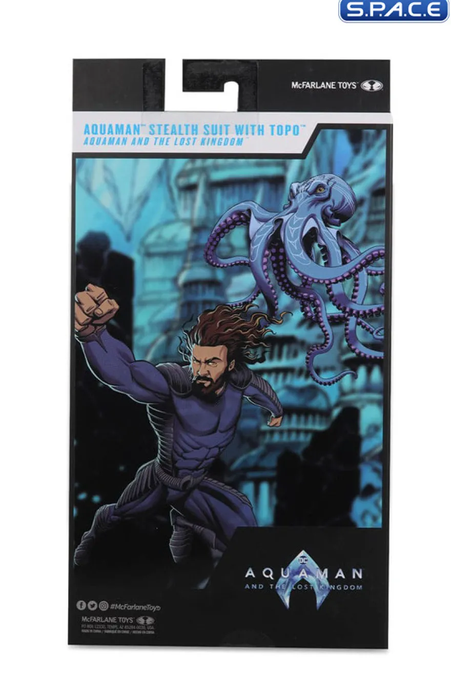 Aquaman Stealth Suit with Topo from Aquaman and the Lost Kingdom