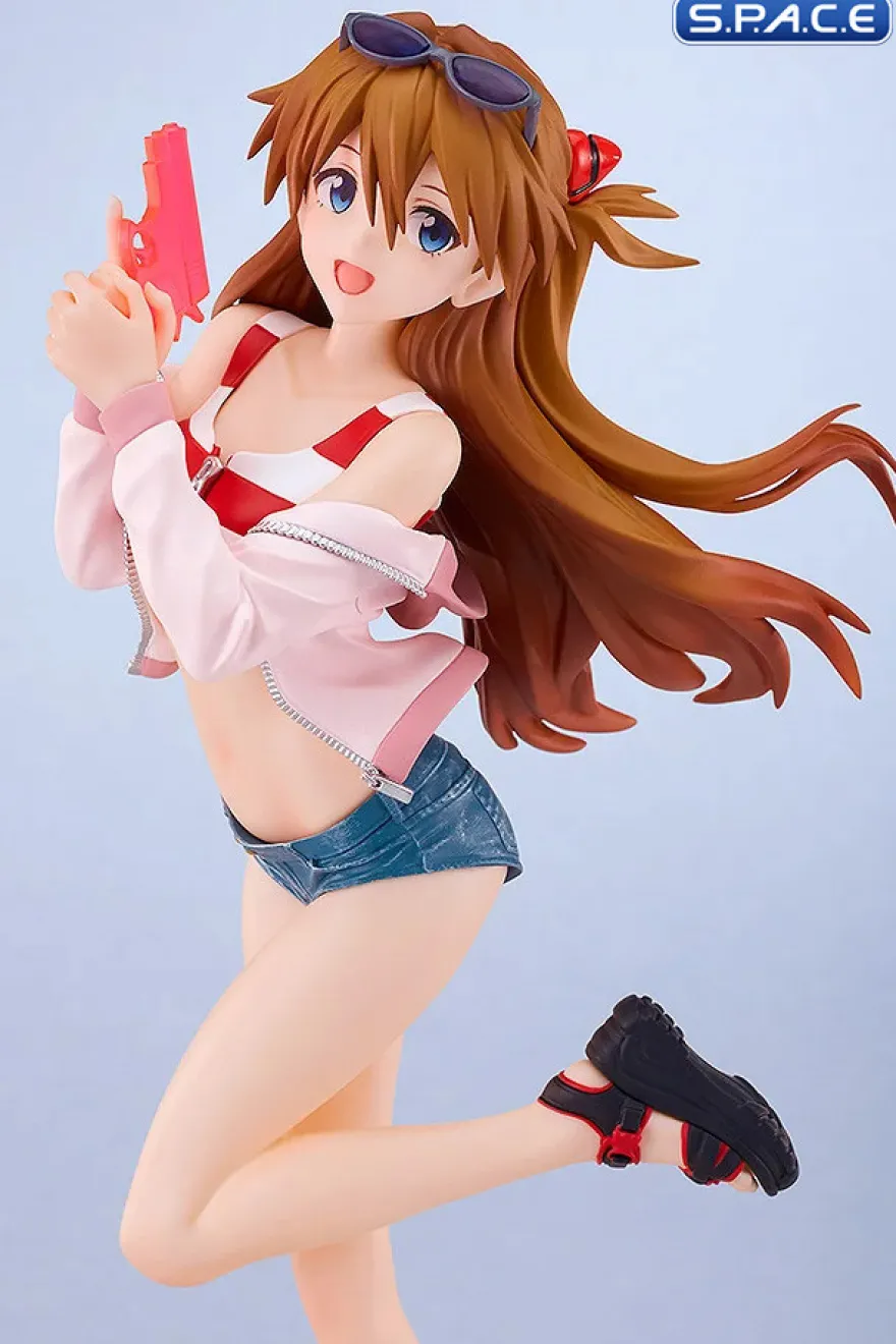 Asuka Shikinami Langley Beach Queens Pop Up Parade L PVC Statue