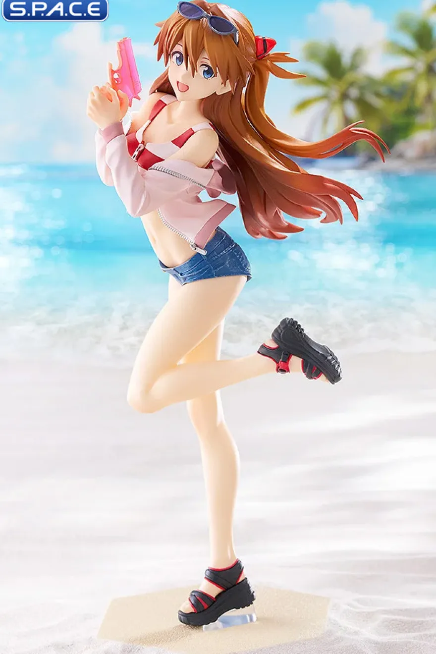 Asuka Shikinami Langley Beach Queens Pop Up Parade L PVC Statue