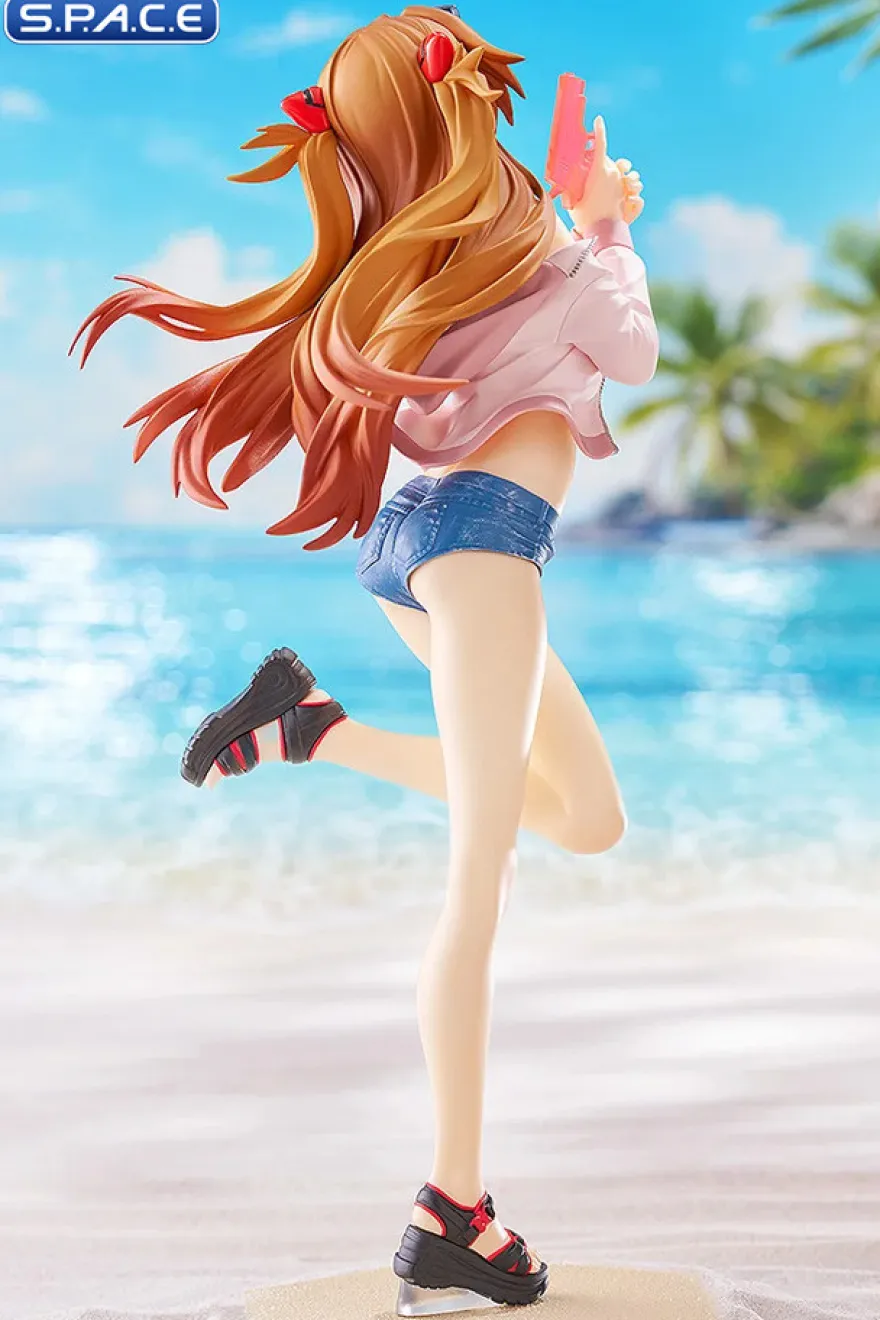 Asuka Shikinami Langley Beach Queens Pop Up Parade L PVC Statue
