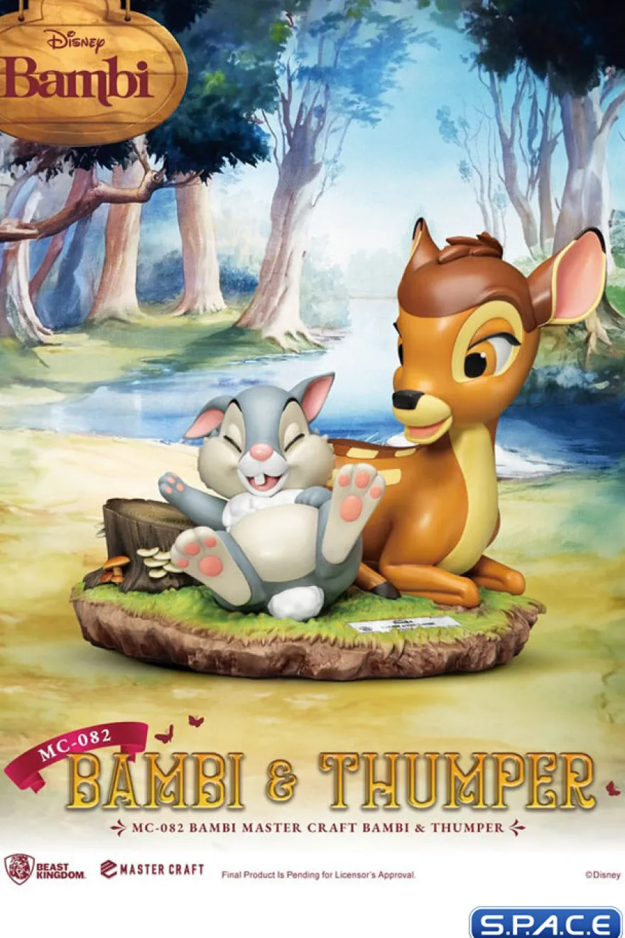 Bambi & Thumper Master Craft Statue