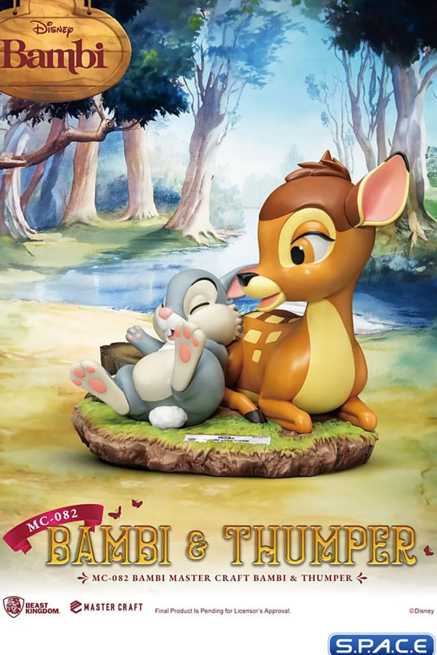 Bambi & Thumper Master Craft Statue
