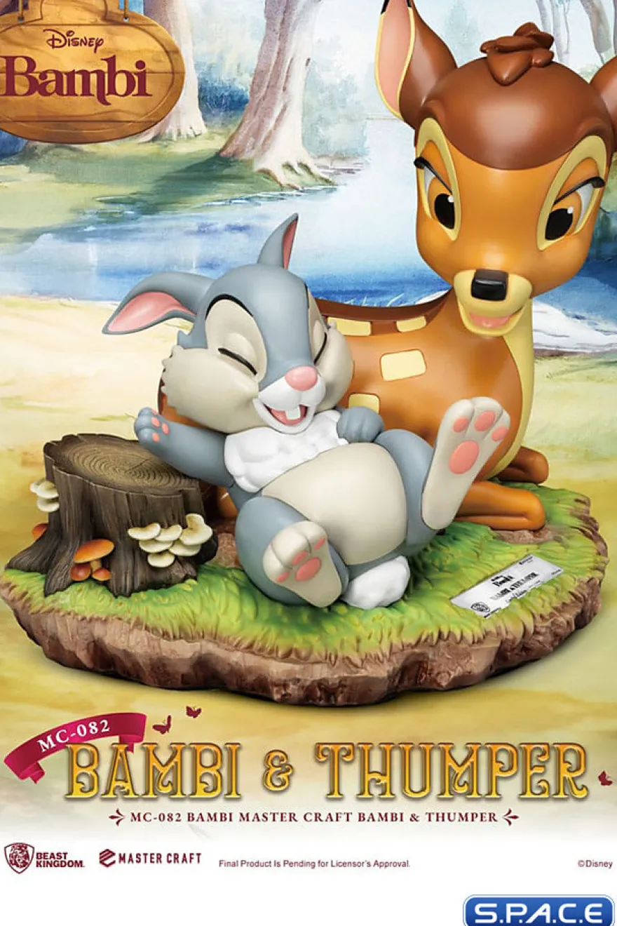 Bambi & Thumper Master Craft Statue
