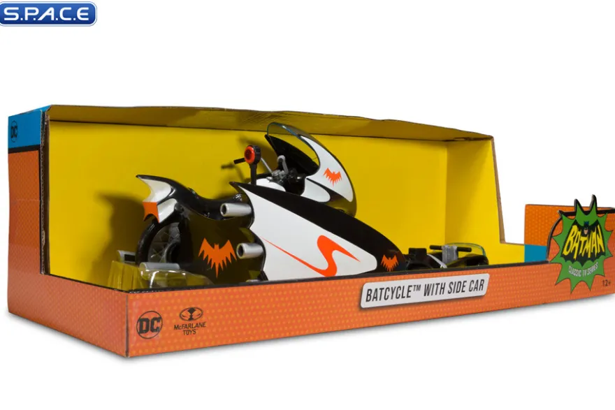 Batcycle with Side Car from Batman Classic TV Series