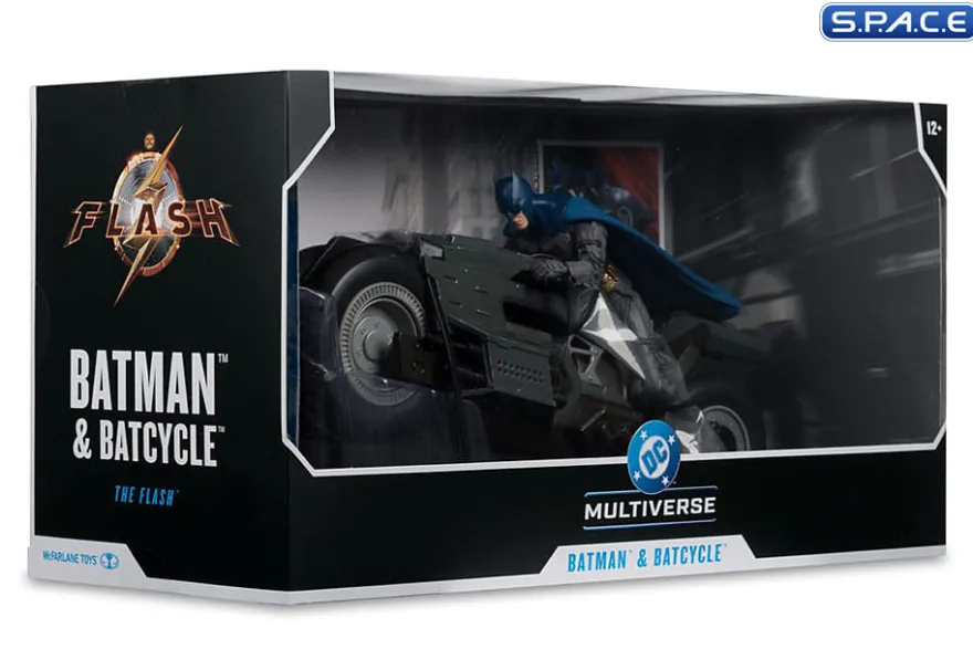 Batman & Batcycle from The Flash