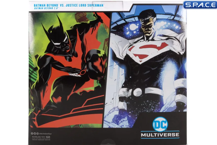Batman Beyond vs. Justice Lord Superman from Batman Beyond 2.0 2-Pack