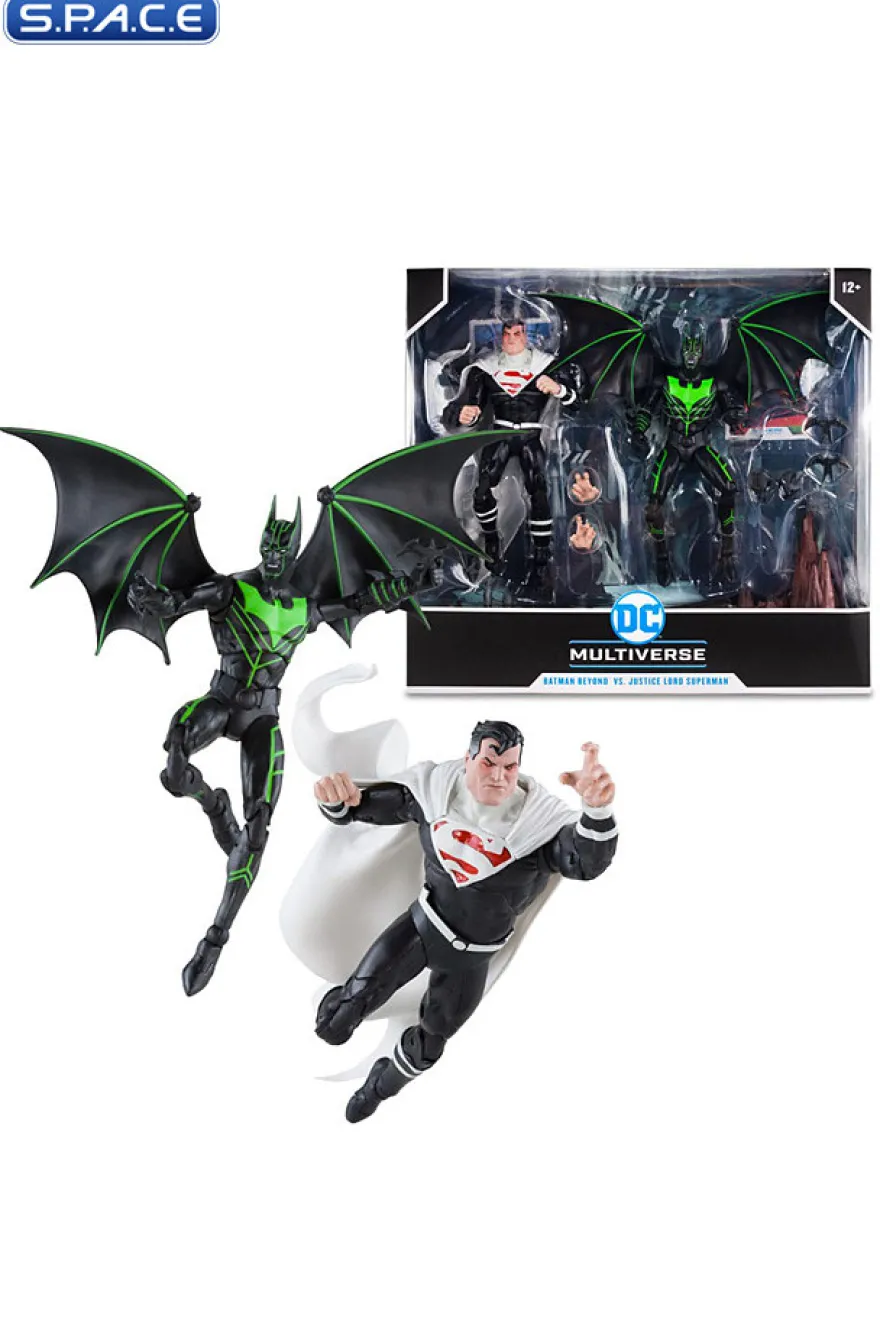 Batman Beyond vs. Justice Lord Superman from Batman Beyond 2.0 2-Pack