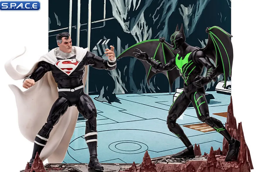 Batman Beyond vs. Justice Lord Superman from Batman Beyond 2.0 2-Pack
