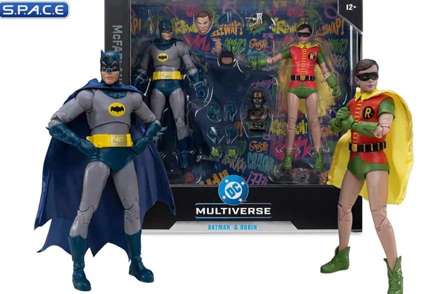Batman & Robin from Batman Classic TV Series McFarlane Collectors 2-Pack