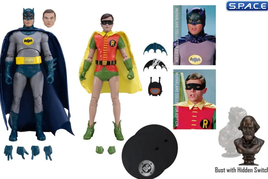 Batman & Robin from Batman Classic TV Series McFarlane Collectors 2-Pack