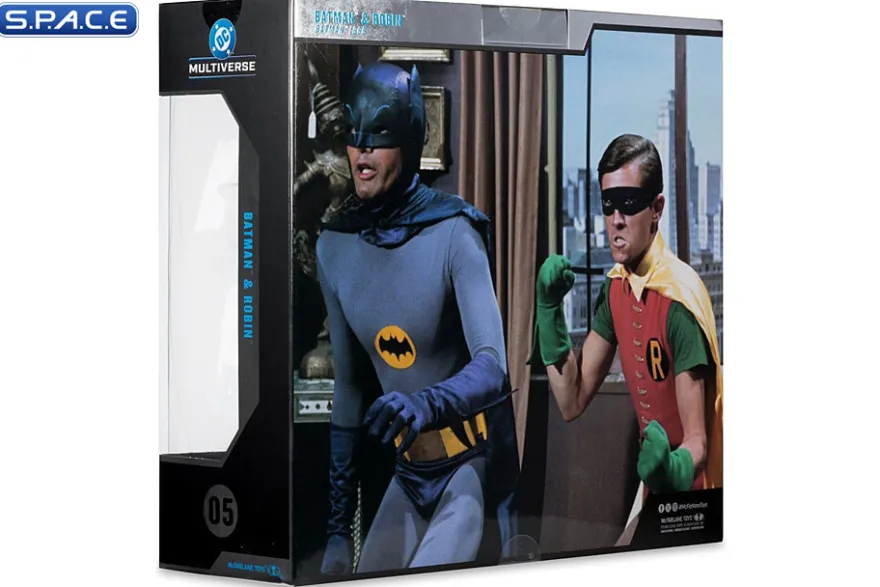 Batman & Robin from Batman Classic TV Series McFarlane Collectors 2-Pack