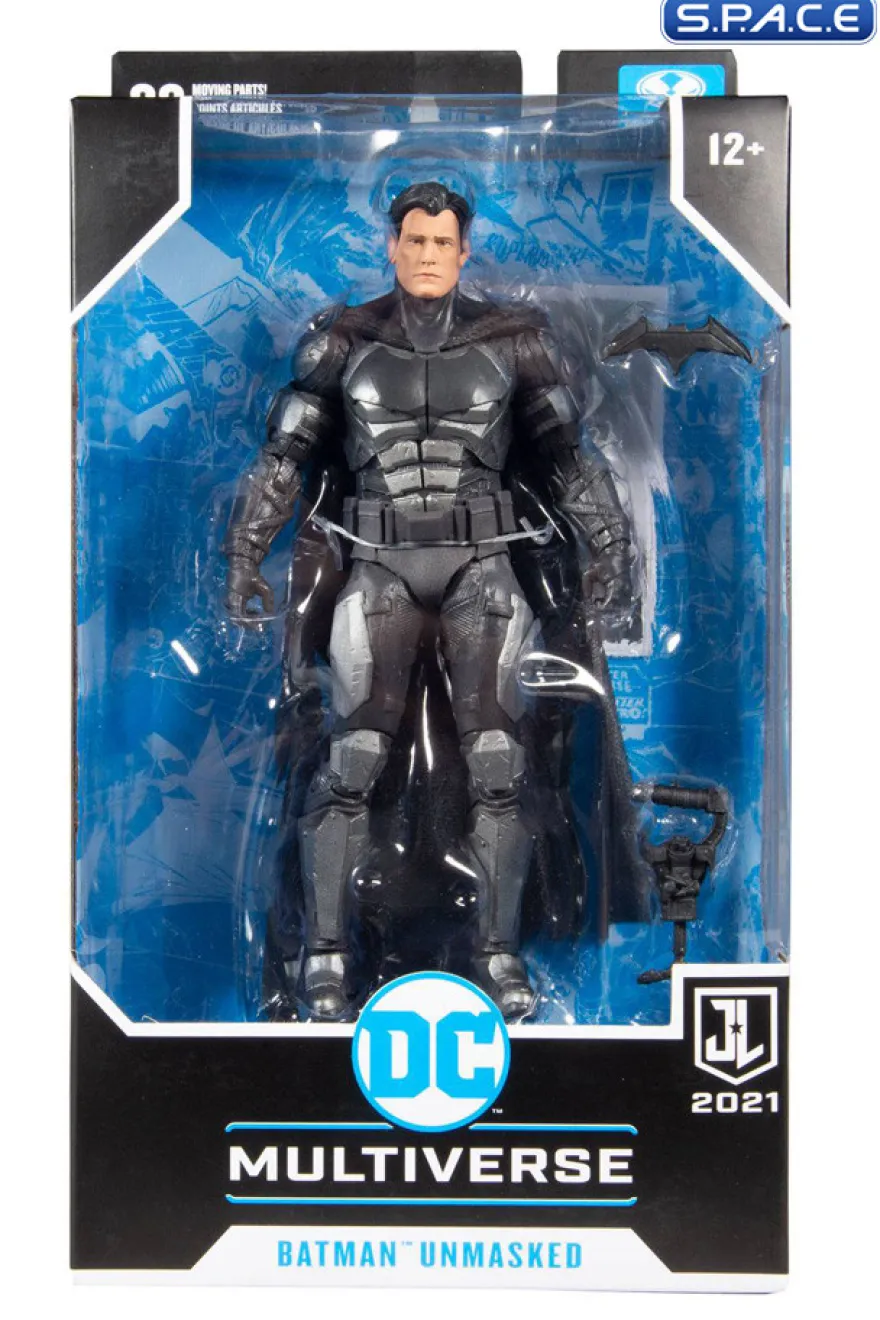 Batman unmasked from Justice League