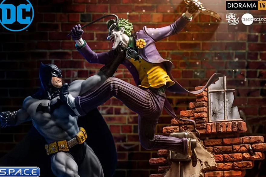 Batman vs. Joker Battle Diorama