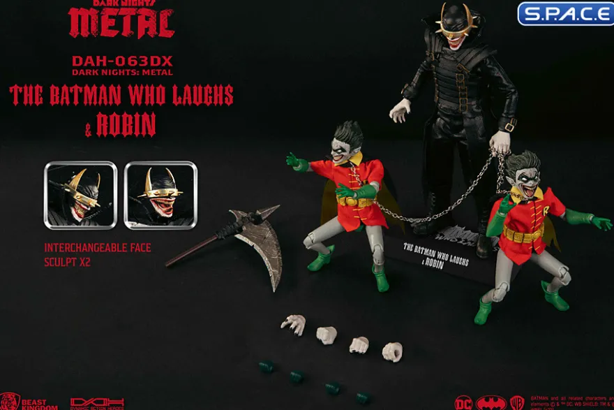 Batman Who Laughs with Robin Dynamic 8ction Heroes Set