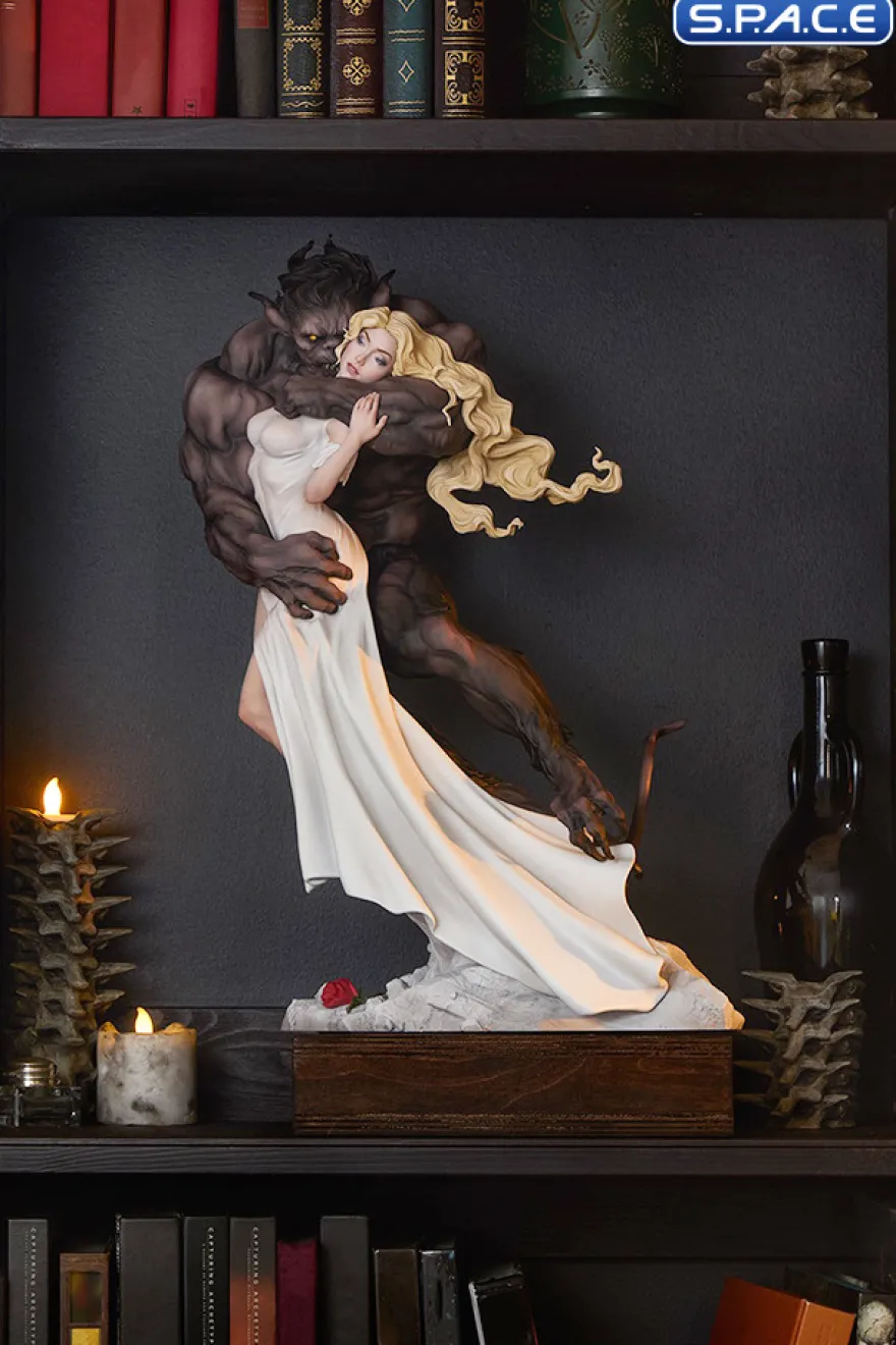 Beauty and the Beast Statue
