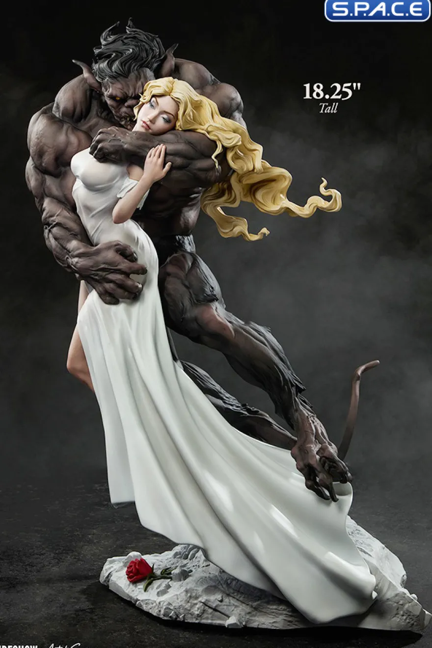 Beauty and the Beast Statue