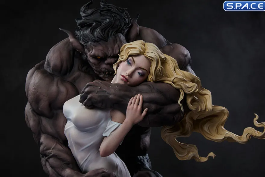 Beauty and the Beast Statue