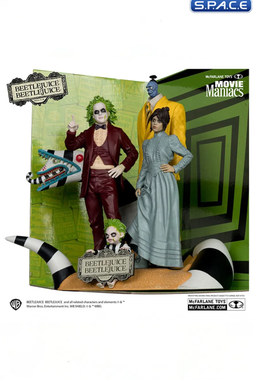 Beetlejuice Movie Maniacs 4-Pack
