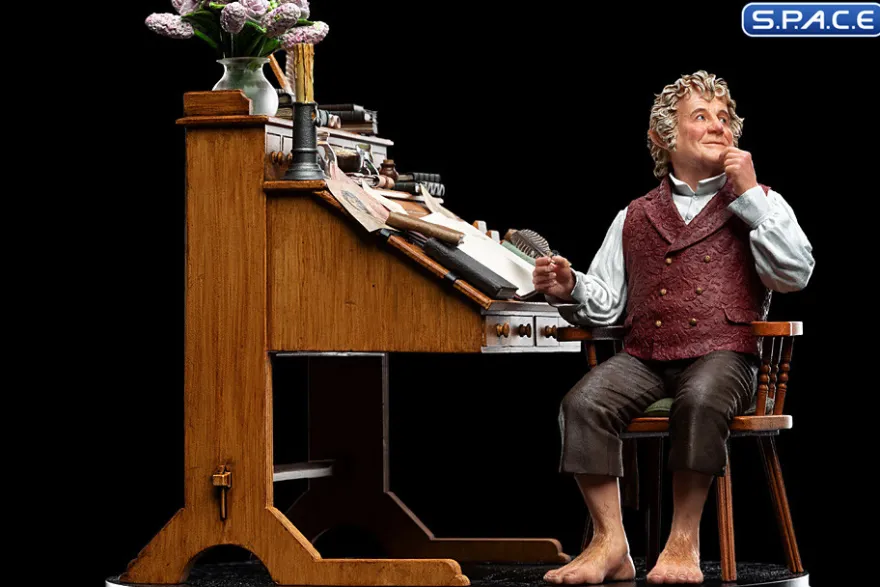 Bilbo Baggins at his Desk Statue