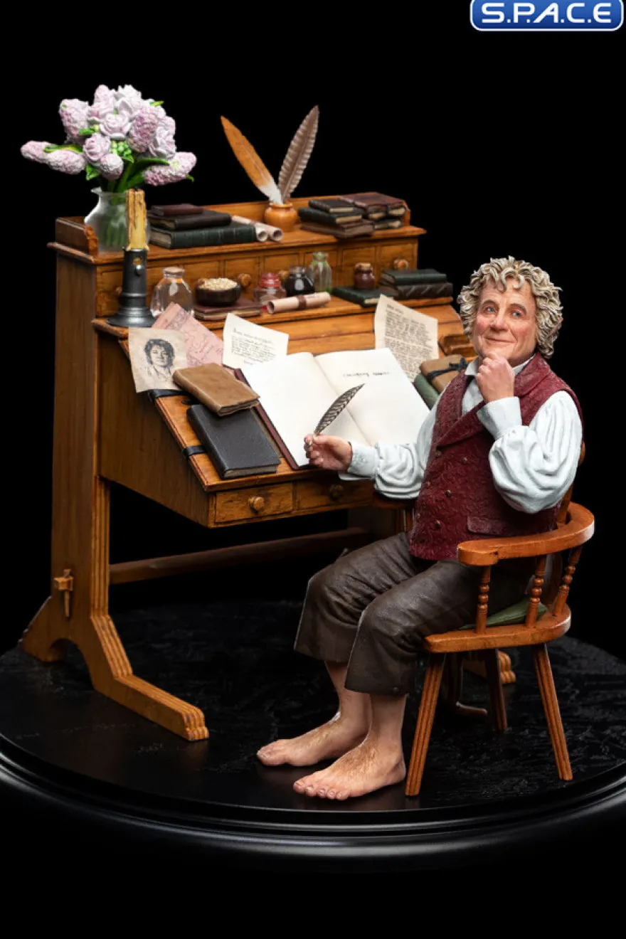 Bilbo Baggins at his Desk Statue