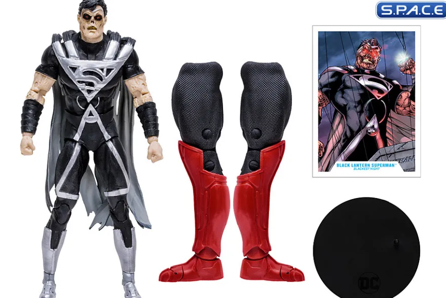 Black Lantern Superman from Blackest Night BAF