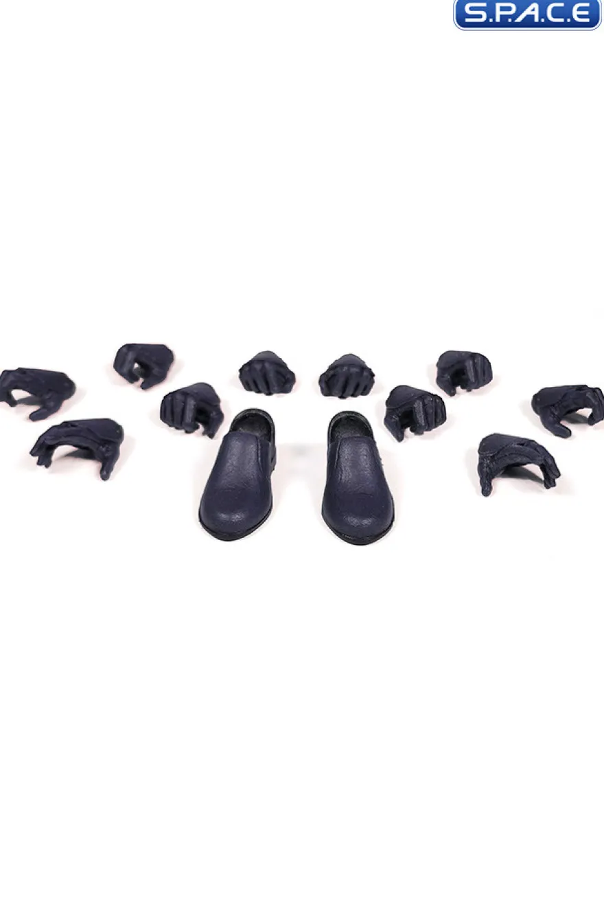 Black Leather Hands and Feet Set