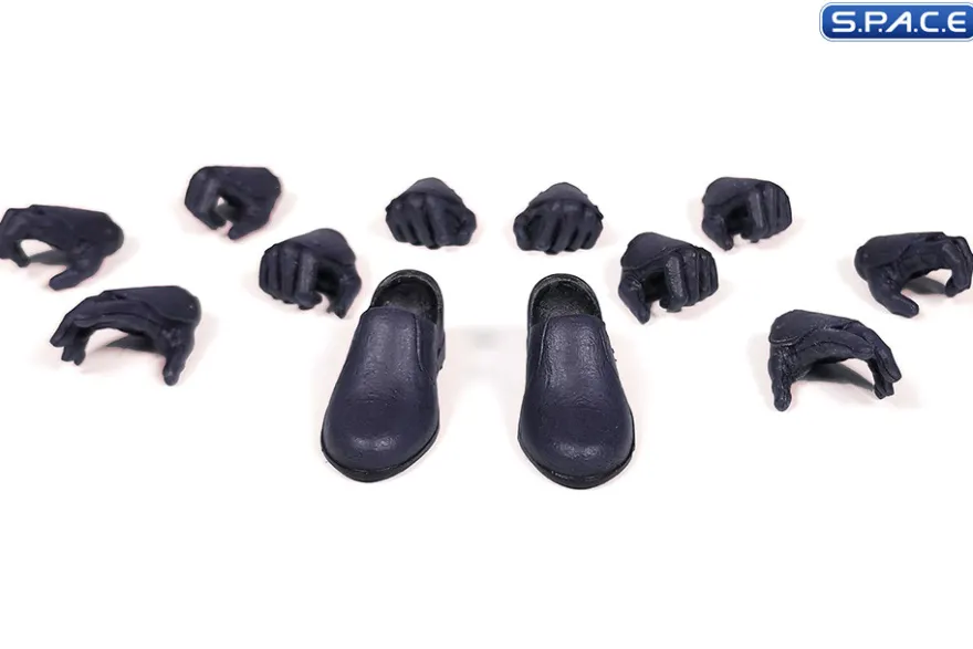 Black Leather Hands and Feet Set