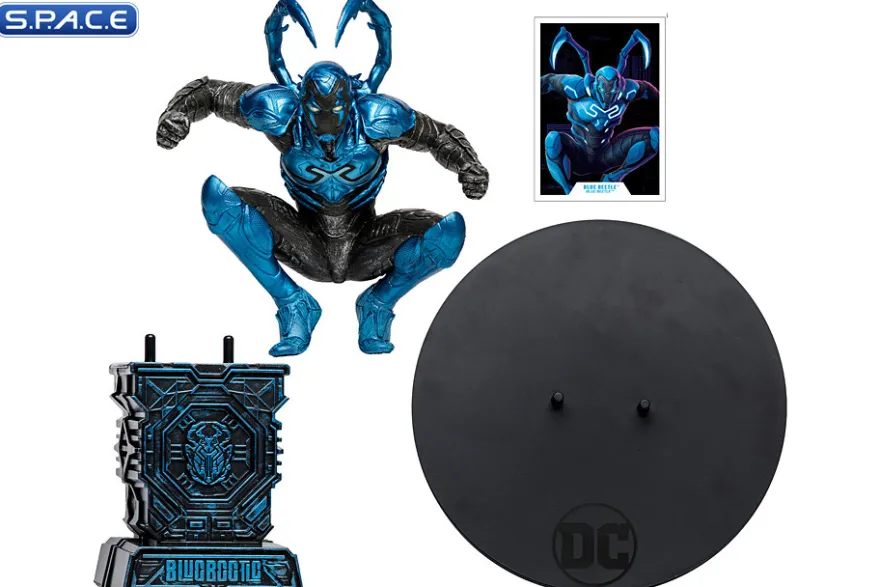Blue Beetle PVC Statue