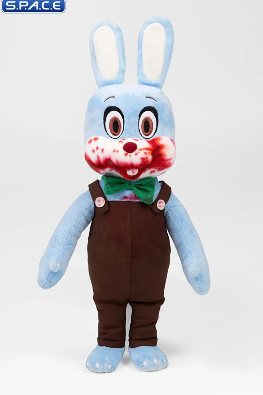Blue Robbie Plush with Sound