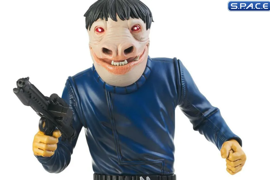 Blue Snaggletooth Bust