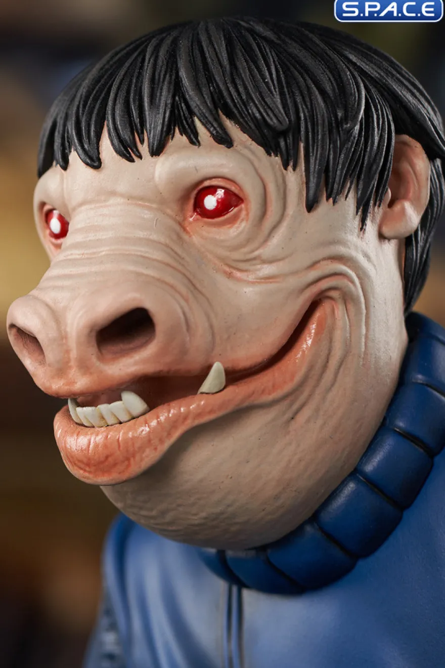 Blue Snaggletooth Bust