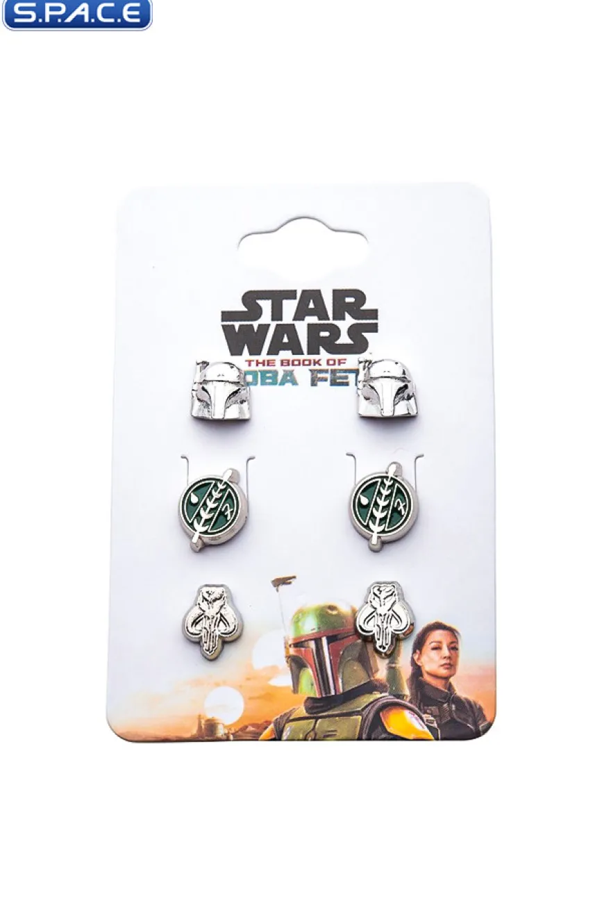 Boba Fett Earrings 3-Pack