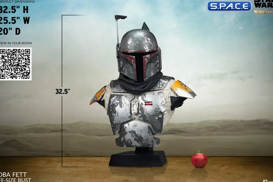 1:1 Boba Fett Life-Size Bust