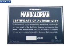 Bo-Katan Kryze's Headband with Mythosaur Badge & Nite Owls Magnetic Pin Set