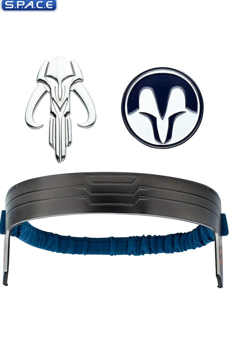 Bo-Katan Kryze's Headband with Mythosaur Badge & Nite Owls Magnetic Pin Set