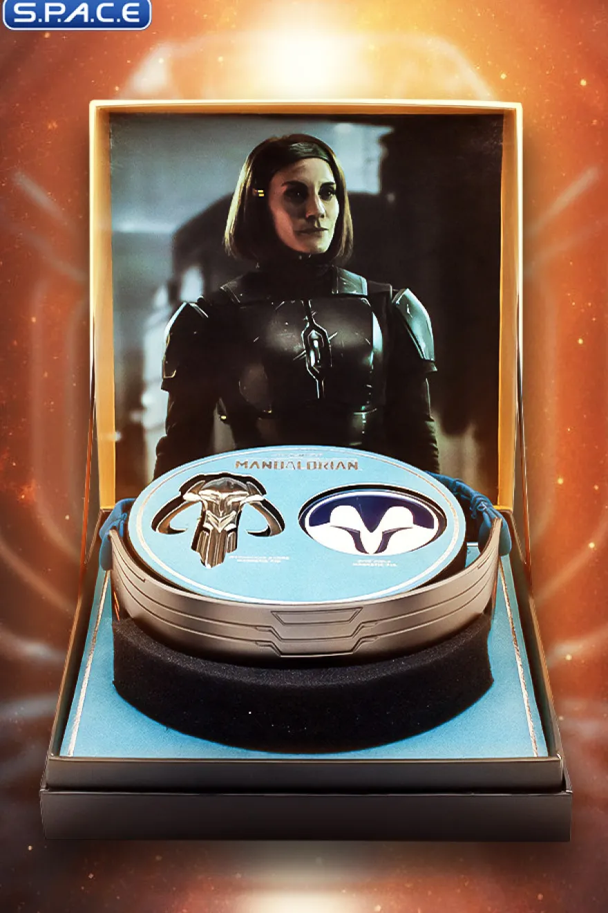 Bo-Katan Kryze's Headband with Mythosaur Badge & Nite Owls Magnetic Pin Set