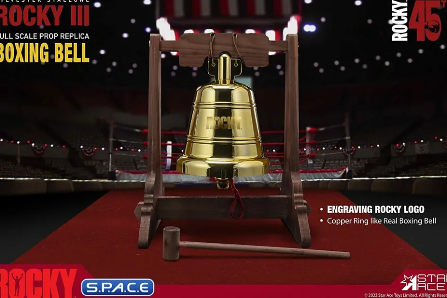 1:1 Boxing Bell Life-Size Replica