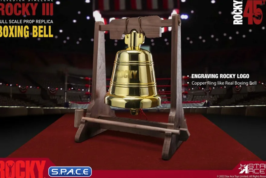 1:1 Boxing Bell Life-Size Replica