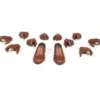 Brown Leather Hands and Feet Set