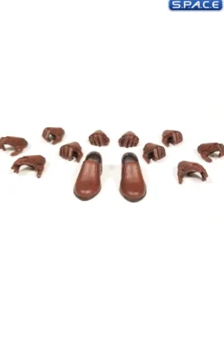Brown Leather Hands and Feet Set