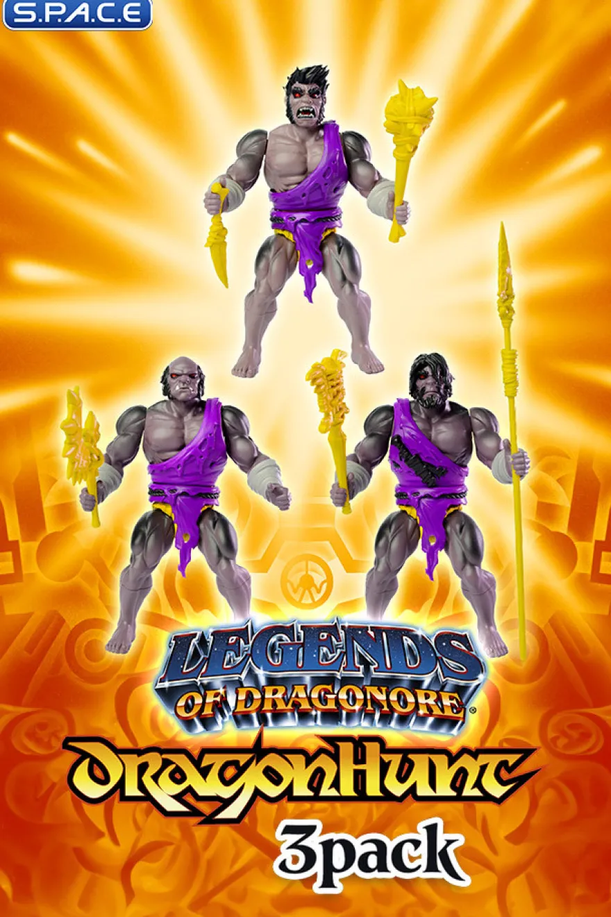 Brukteror Cave Men Tribe - Savage Grunts Army 3-Pack