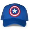 Captain America Logo Trucker Cap blue