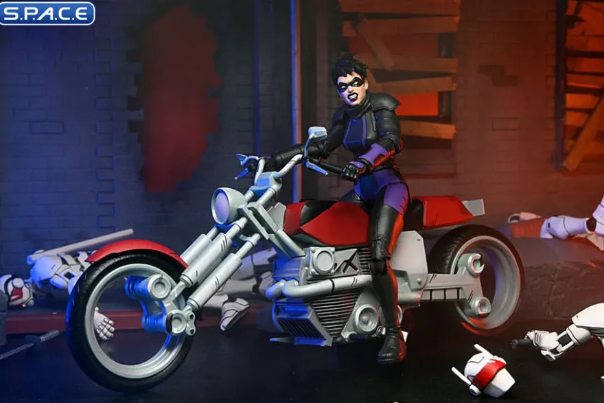Casey Marie with Motorcycle